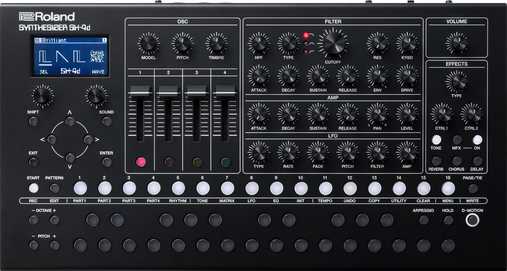 Roland SH-4D-syntetisaattori