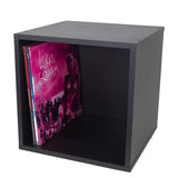 Studio 57 Vinyylilevyjen säilytyshylly (yksittäinen, musta)