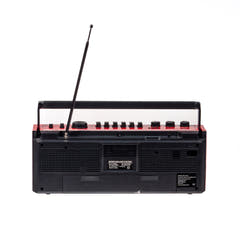 Studio 57 - Kasettisoitin m. FM & Bluetooth, Punainen + Kasettinauha