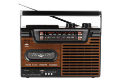 Studio 57 Kasettisoitin, FM ja Bluetooth, ruskea + kasettinauha