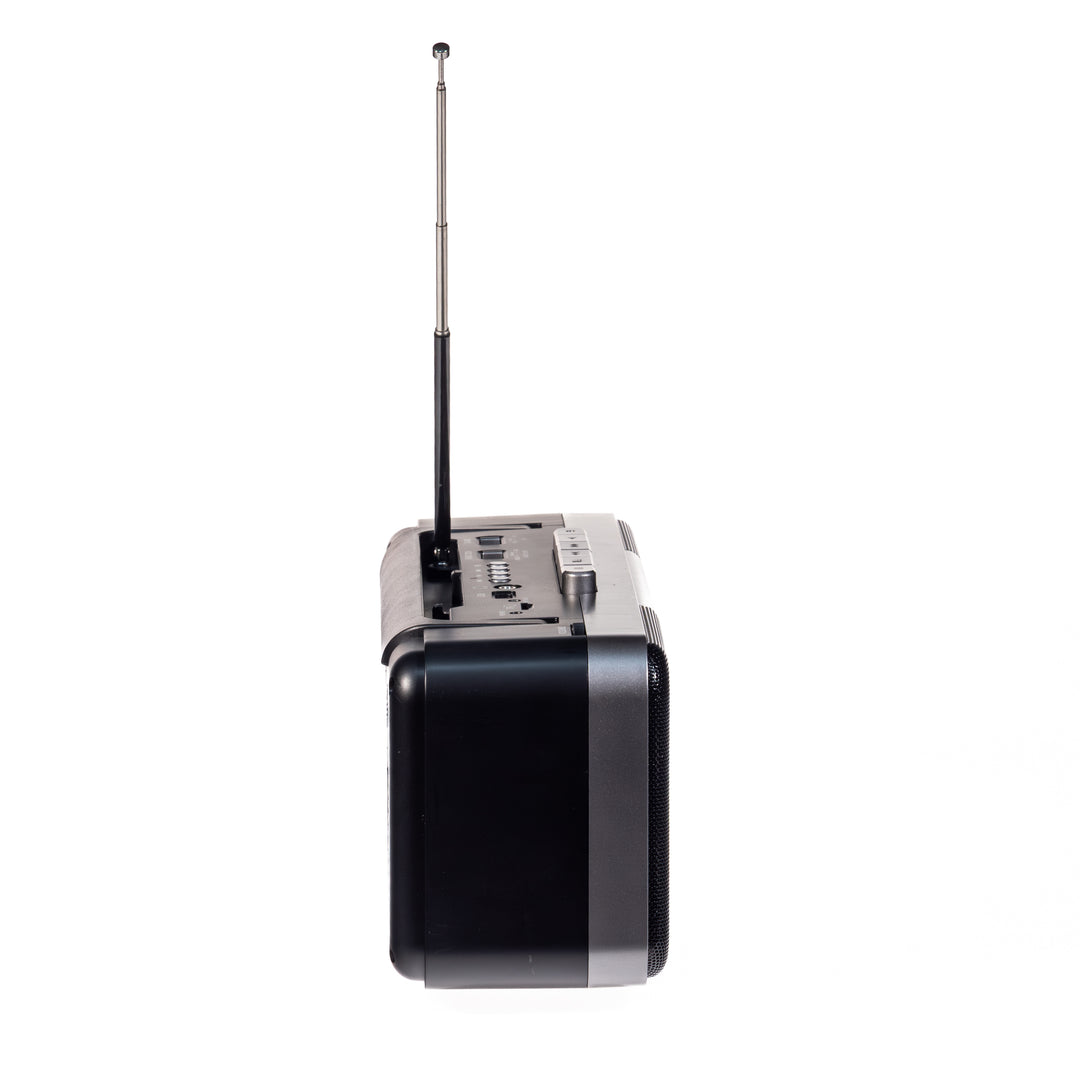 Studio 57 - Kasettisoitin m. FM & Bluetooth, Harmaa + Kasettinauha