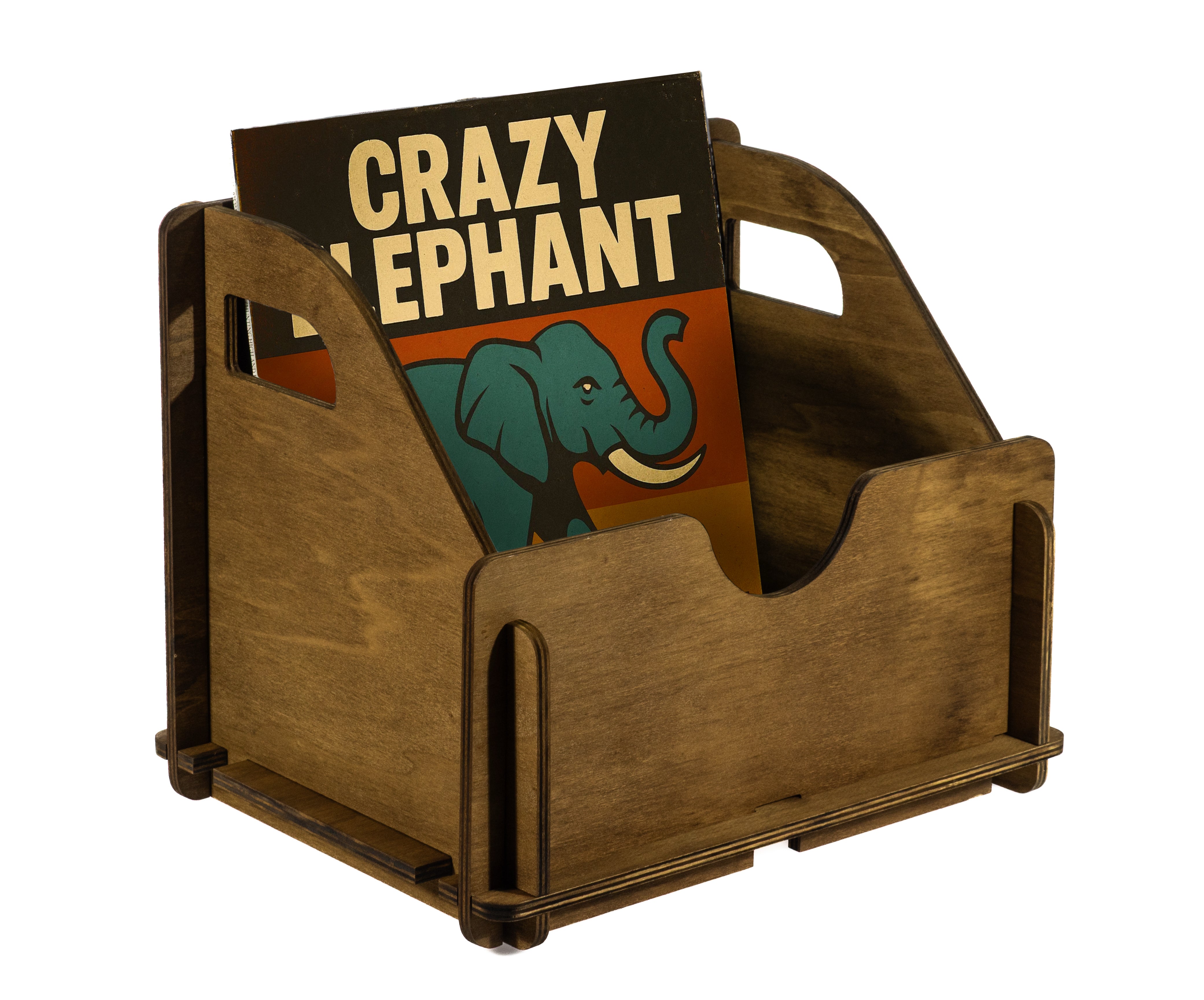 Studio 57 - Vinyl opbevaringskasse (Mørk)