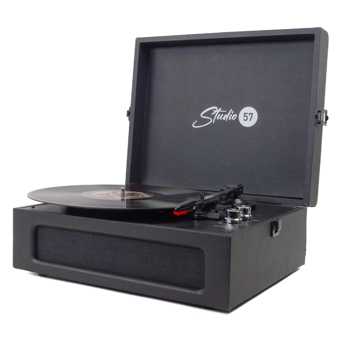 Studio 57 Groovy Levysoitin (Sort)