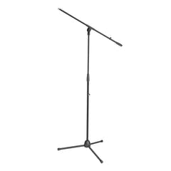 Adam Hall Stands S 5 BE - Mikrofoniteline puomivarrella, musta