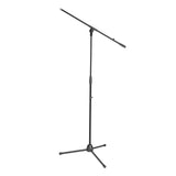 Adam Hall Stands S 5 BE - Mikrofoniteline puomivarrella, musta