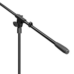 Adam Hall Stands S 5 BE - Mikrofoniteline puomivarrella, musta