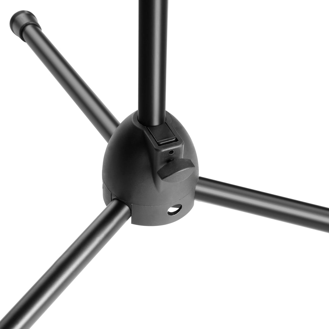 Adam Hall Stands S 5 BE - Mikrofoniteline puomivarrella, musta