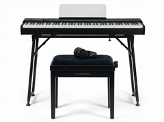 Grooveland FP80 sähköpiano (Musta) Täydellinen paketti