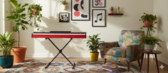Grooveland FP80 sähköpiano (Punainen) Täydellinen Bundle