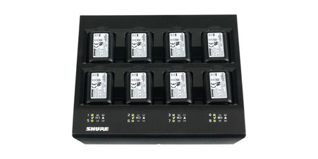 Shure SBC800-E akkulaturi (tilaa 8 akulle)