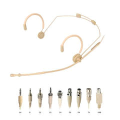 ScanMic headset-mikrofoni Omni Sennheiserille, Beige