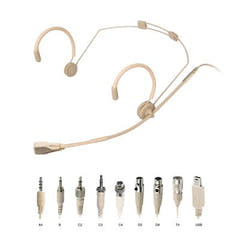 ScanMic headset-mikrofoni Cardoid Sennheiserille, Beige
