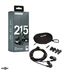 Shure SE215 In-Ear-kuulokkeet (musta)