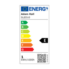 Adam Hall Stands SLED 10 - LED-valo nuottitelineeseen