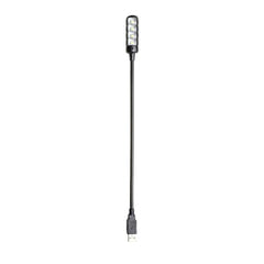 Adam Hall Stands SLED 1 ULTRA USB - kaulaniskan lamppu, USB-liitäntä, 4 COB-LED’er