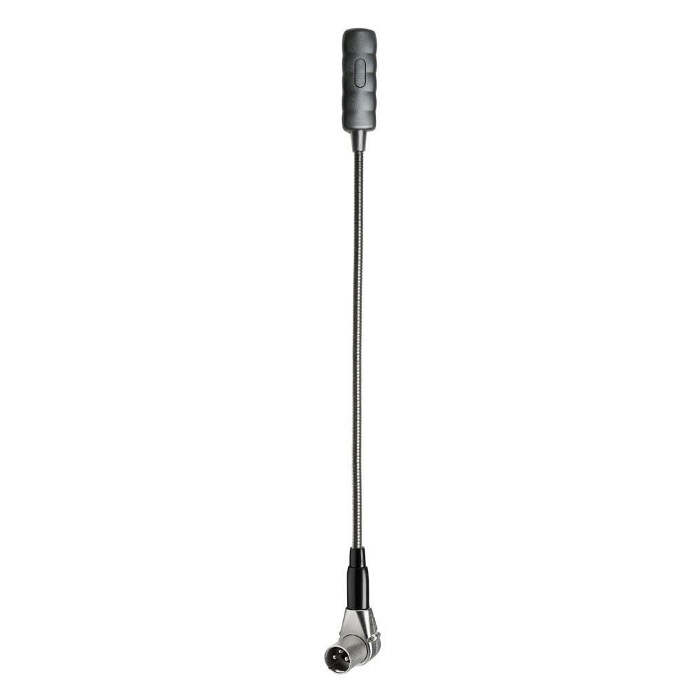 Adam Hall Stands SLED 1 ULTRA XLR 3 A - Kulmattu 3-napainen XLR-kaulalamppu neljällä COB-LED'er