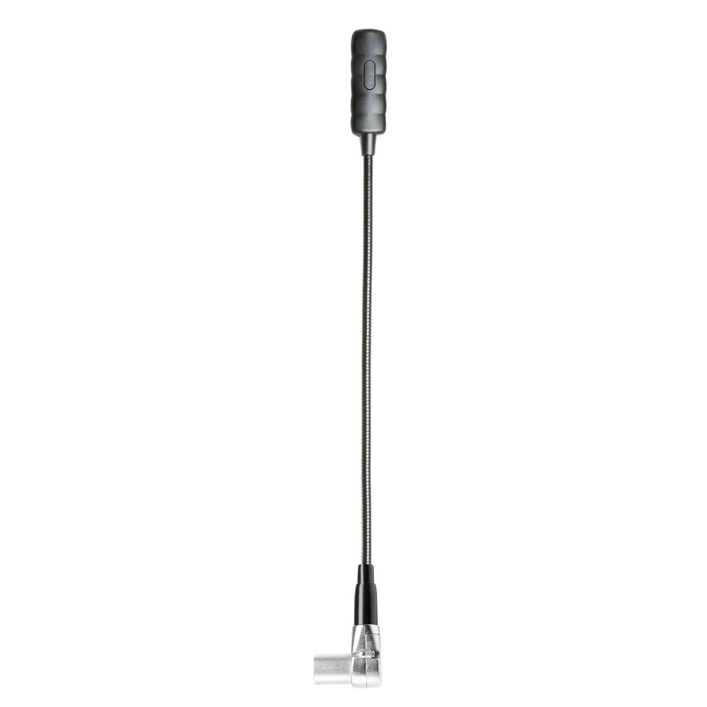 Adam Hall Stands SLED 1 ULTRA XLR 4 A - Kulmattu 4-napainen XLR -kaulavalaisin, jossa 4 COB-LED:ä