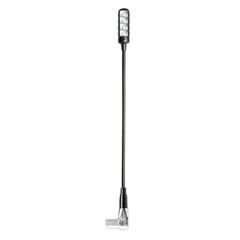 Adam Hall Stands SLED 1 ULTRA XLR 4 A - Kulmattu 4-napainen XLR -kaulavalaisin, jossa 4 COB-LED:ä