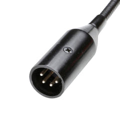 Adam Hall Stands SLED 1 ULTRA XLR 4 - 4-napainen XLR-joutsenkaulalamppu, jossa 4 COB-LEDiä