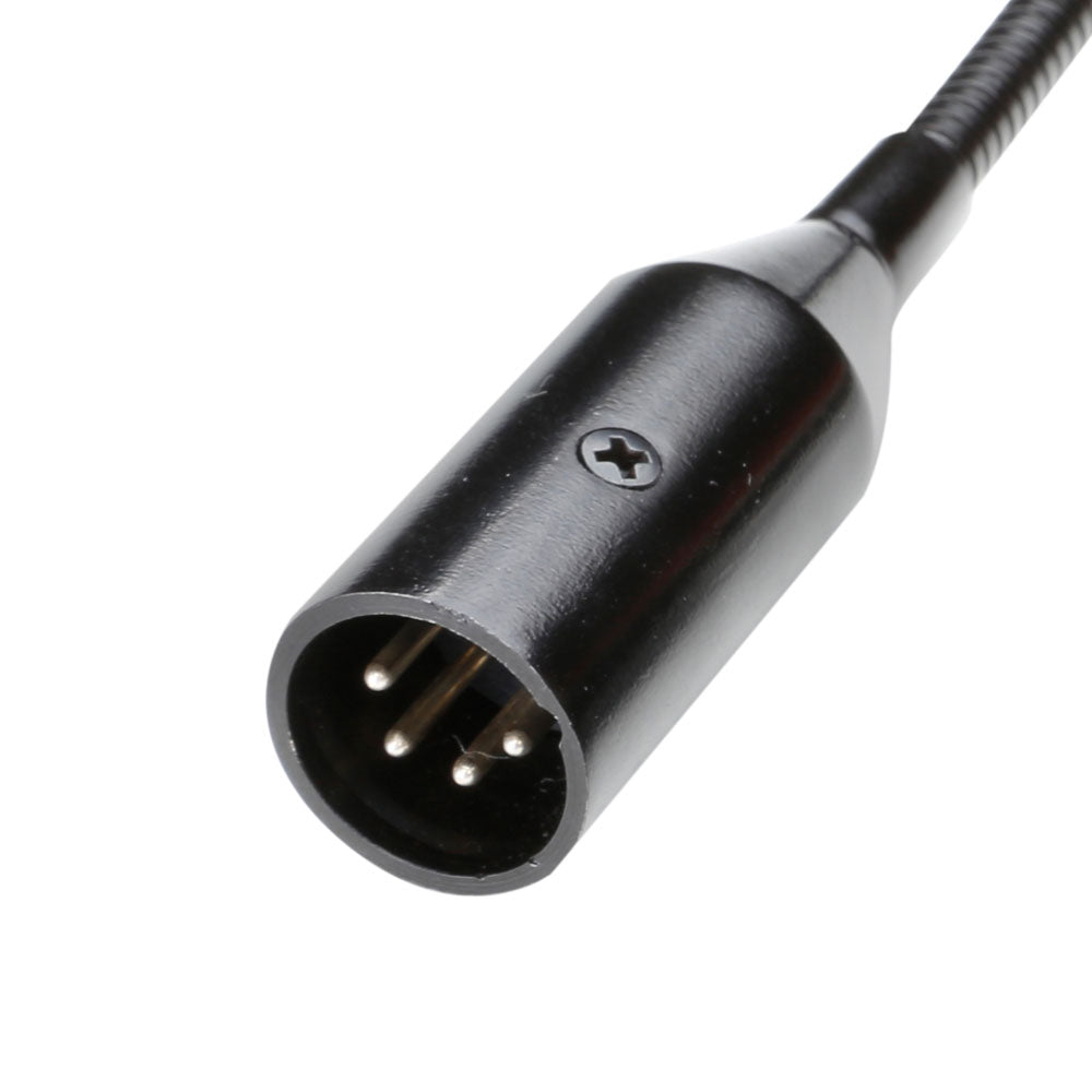 Adam Hall Stands SLED 1 ULTRA XLR 4 - 4-napainen XLR-joutsenkaulalamppu, jossa 4 COB-LEDiä