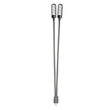Adam Hall Stands SLED 2 ULTRA USB - LED-lampe med dobbelt svanehals og USB-stik