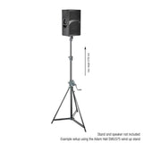 Adam Hall Stands SLS 36 TV 28 - Adapteri 28 mm (TV-spigot) → 35 mm