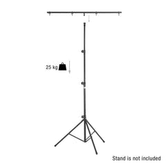 Adam Hall Stands SLS 6 CB - Valoteline T-bar 16 mm TV-spigotilla