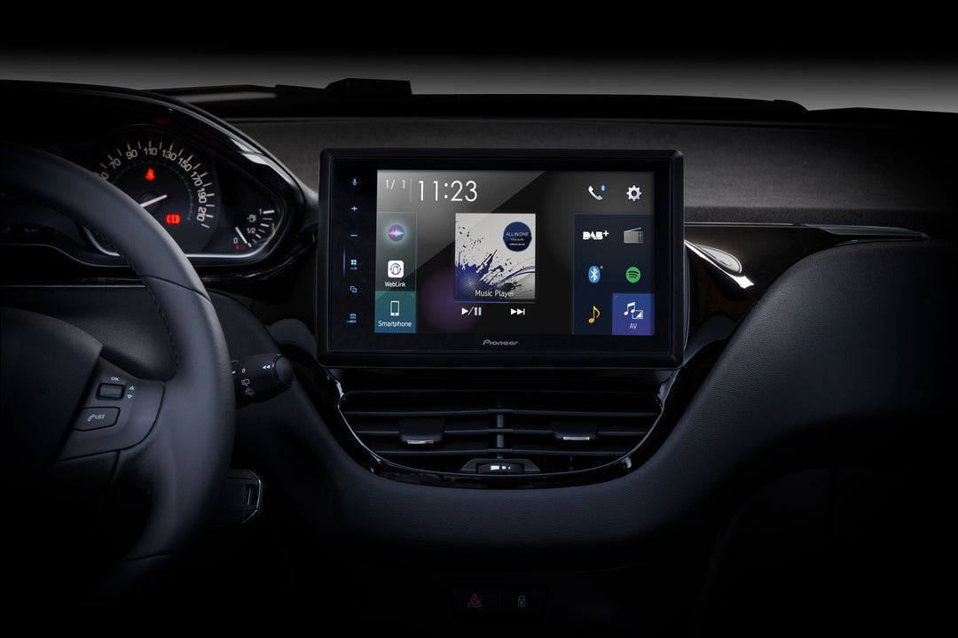Pioneer SPH-EVO82DAB-208 Apple CarPlay Peugeot 208/2008 -malleihin