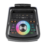 IBIZA Festhøjttaler m. Lys og karaoke funktion