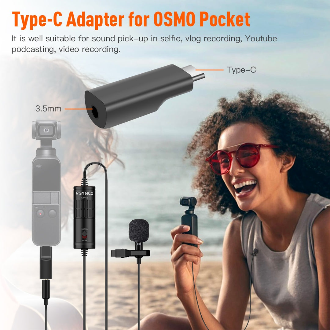 Synco lavaliermikrofoni for OSMO pocket