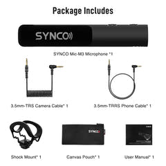 Synco kompakti mikrofoni DSLR-kameraan