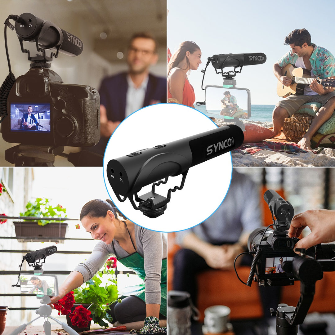 Synco kompakti mikrofoni DSLR-kameraan