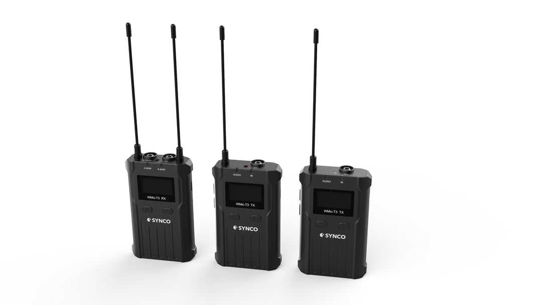 Synco langaton mikrofonisarja PRO 1 RX ja 2 TX UHF