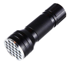 UV Taskulamppu 21 LED-diodilla