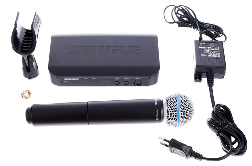 Shure BLX24 B58A Langaton Mikrotonit (S8)