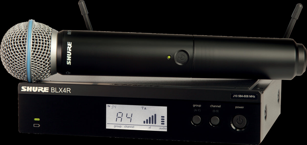 Shure BLX24R B58A langaton mikrofoni (S8)