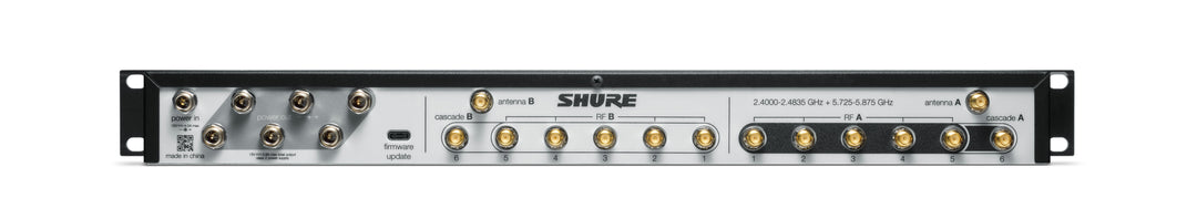 Shure GLXD+ Taajuus Manageri