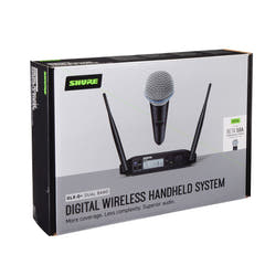 Shure GLXD24+ BETA58A Langaton Mikrofoni Järjestelmä
