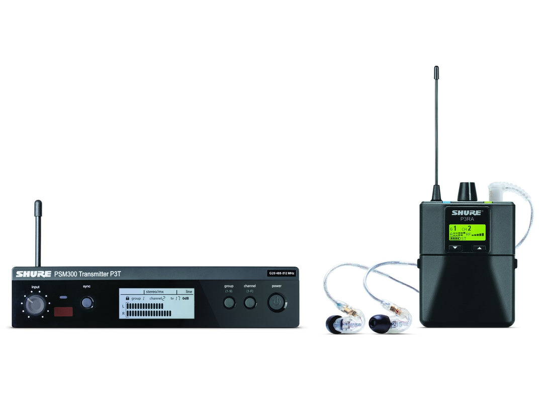 Shure PSM300 SE215 - In-ear järjestelmä (H20)