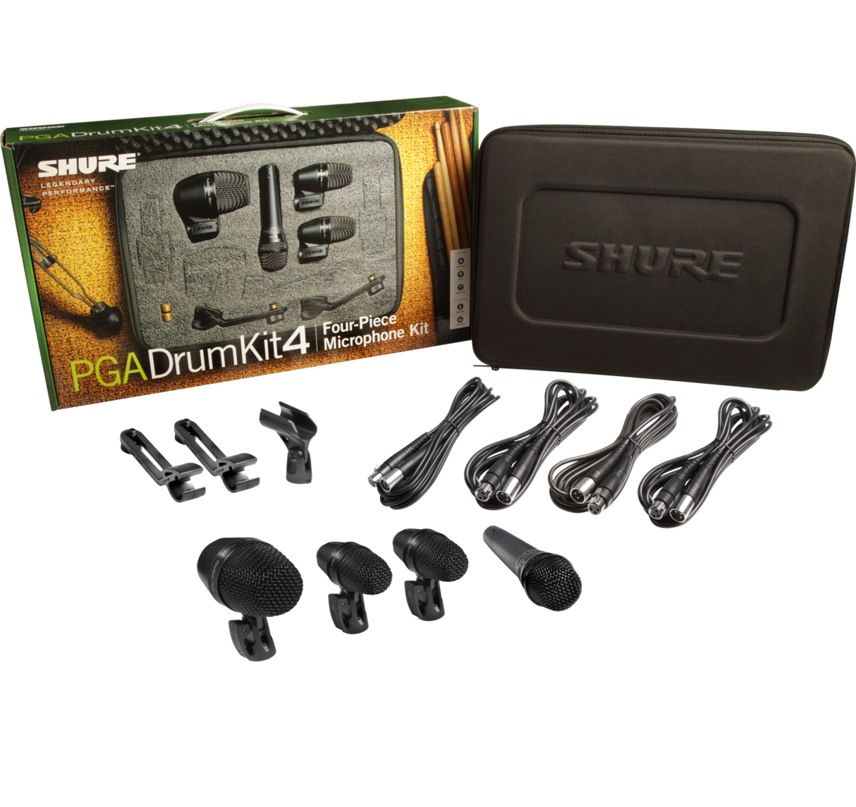 Shure PGA Drumkit 4 rumpumikrofonipaketti