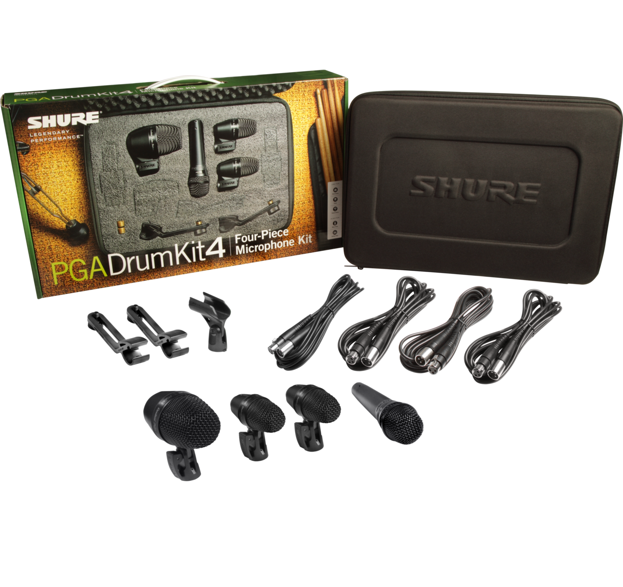Shure PGA Drumkit 4 rumpumikrofonipaketti