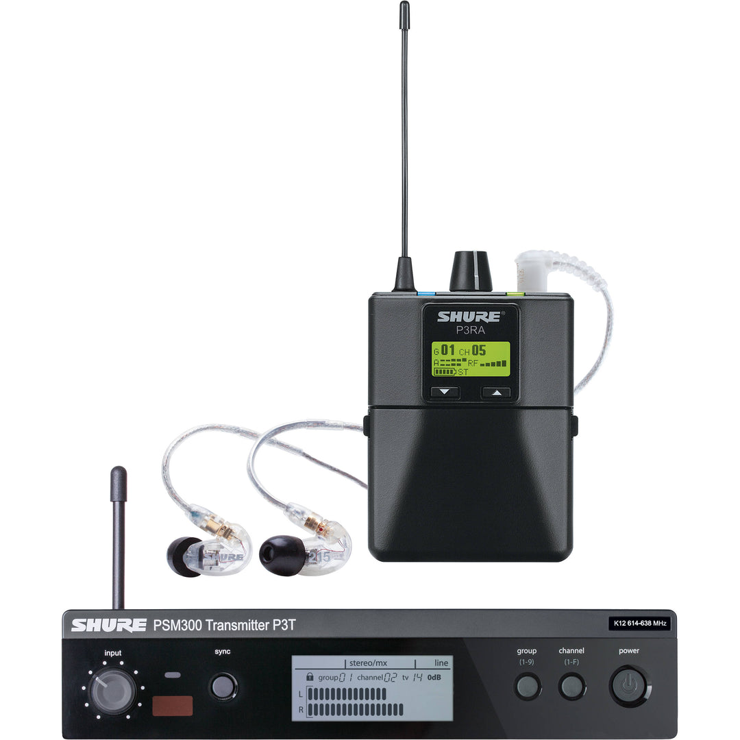 Shure PSM300 SE215 - In-ear järjestelmä (H20)