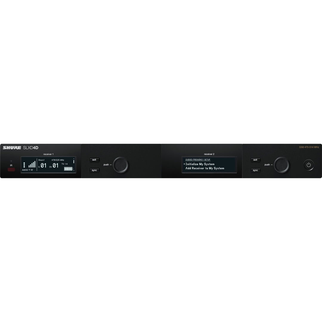 Shure SLXD24DE/SM58-J53 Langaton Mikrotonit Järjestelmä (562-606Mhz)