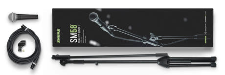 Shure SM58 LC Laulu Mikrofonit Paketti