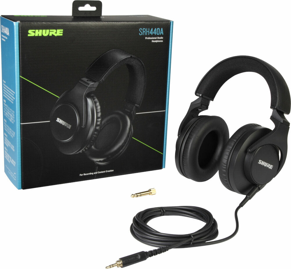 Shure SRH440A-EFS Studiokuulokkeet (Musta)