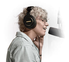 Shure SRH840A-EFS Studiokuulokkeet (Musta/Kulta)