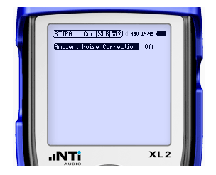 NTI XL 2 STIPA kannettava ääni- ja akustinen analysaattori