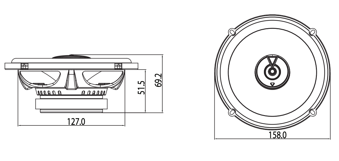 JBL CLUB 622 autokaiutin (17cm, 6.5")