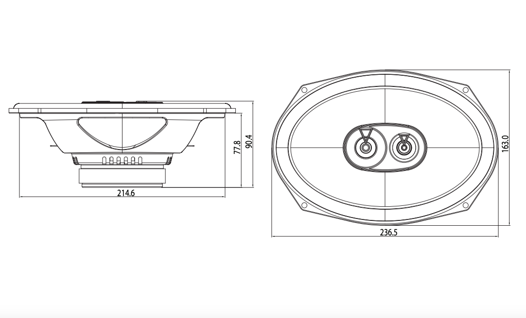 JBL CLUB 9632 (255W, 6 "x9")