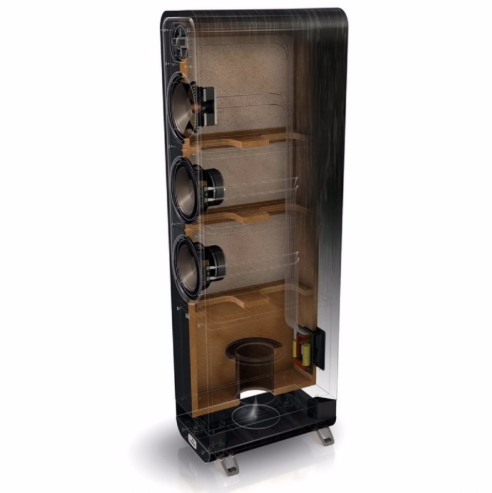 Polk Signature S60E -lattiakaiutinsarja (musta)